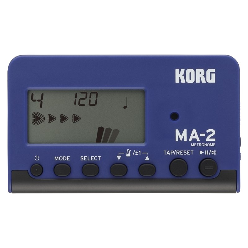 Korg MA-2BLBK Digital Metronome Black/Blue-Music World Academy