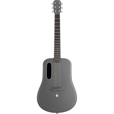 Lava Music ME 4 Carbon Fiber 36" Acoustic/Electric Guitar with Airflow Gig Bag-Space Grey-Music World Academy