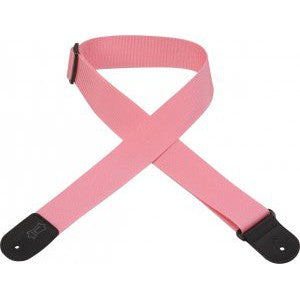 Levy's M8POLY-PNK 2" Nylon Guitar Strap-Pink-Music World Academy