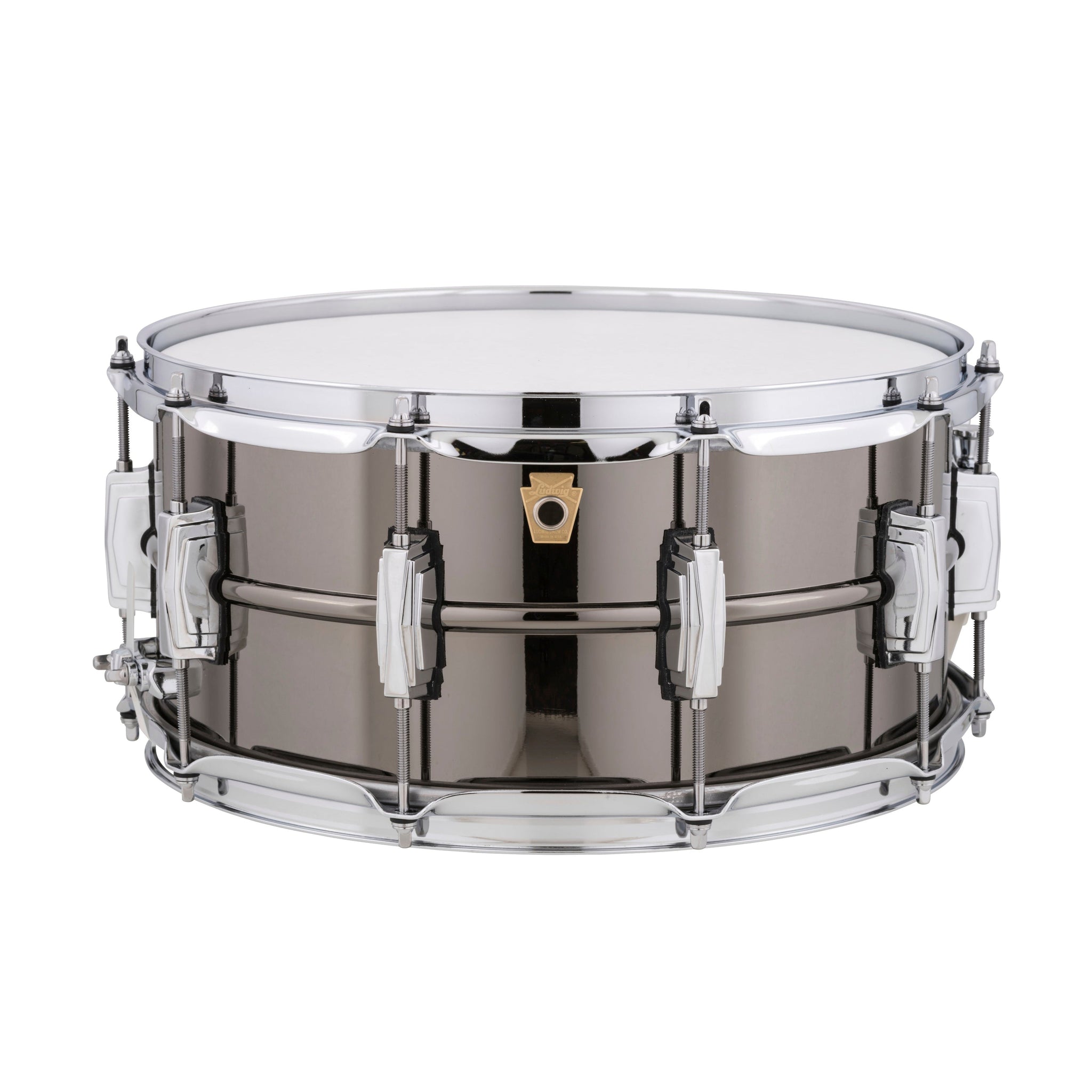 Ludwig LB417 Black Beauty 6.5"x14" Snare Drum Black Nickel with Imperial Lugs-Music World Academy