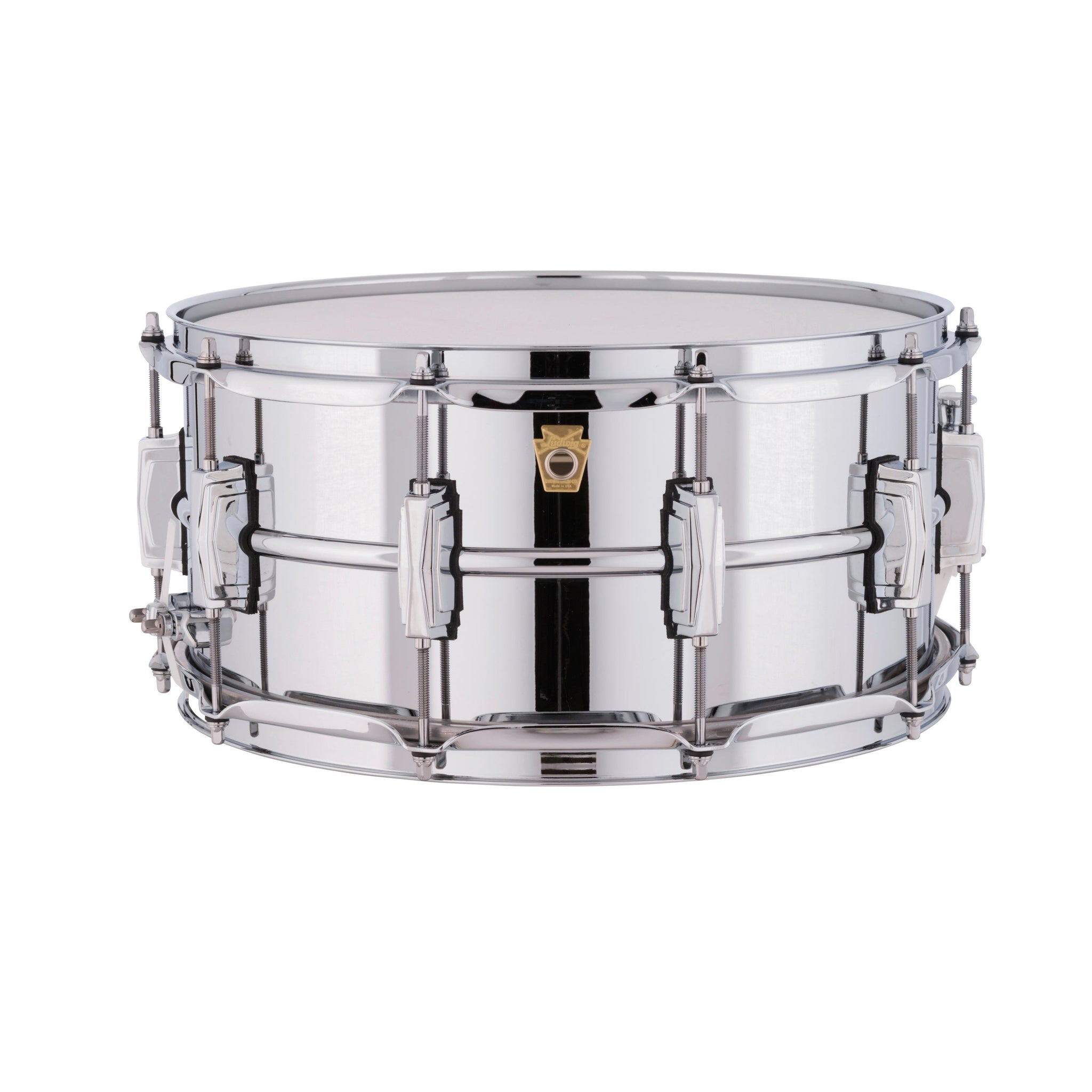 Ludwig LM402 Supraphonic 6.5"x14" Snare Drum-Smooth Shell, Imperial Lugs-Music World Academy