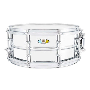 Ludwig LU6514SL Supralite Steel Shell Snare Drum 6.5"x14"-Music World Academy