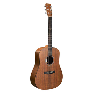 Martin D-X1E-KOA X-Series Dreadnought Koa Acoustic/Electric Guitar with Gig Bag-Music World Academy