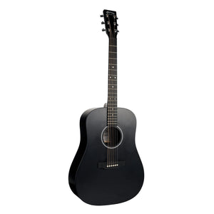 Martin DX1-BLK X-Series Dreadnought Acoustic Guitar with Gig Bag-Black-Music World Academy