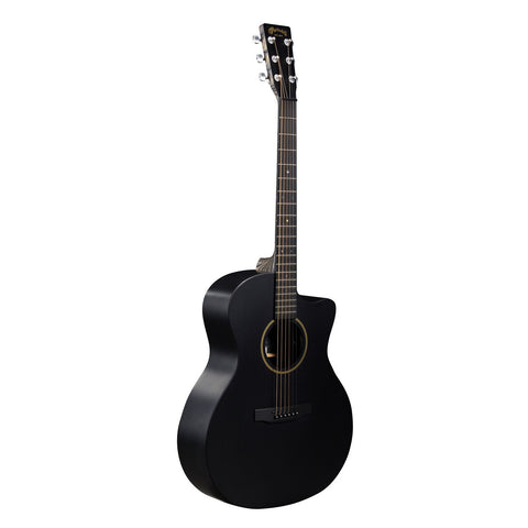 Martin GPC-X1E-BLACK Grand Performance Acoustic/Electric Guitar with Gig Bag-Black-Music World Academy