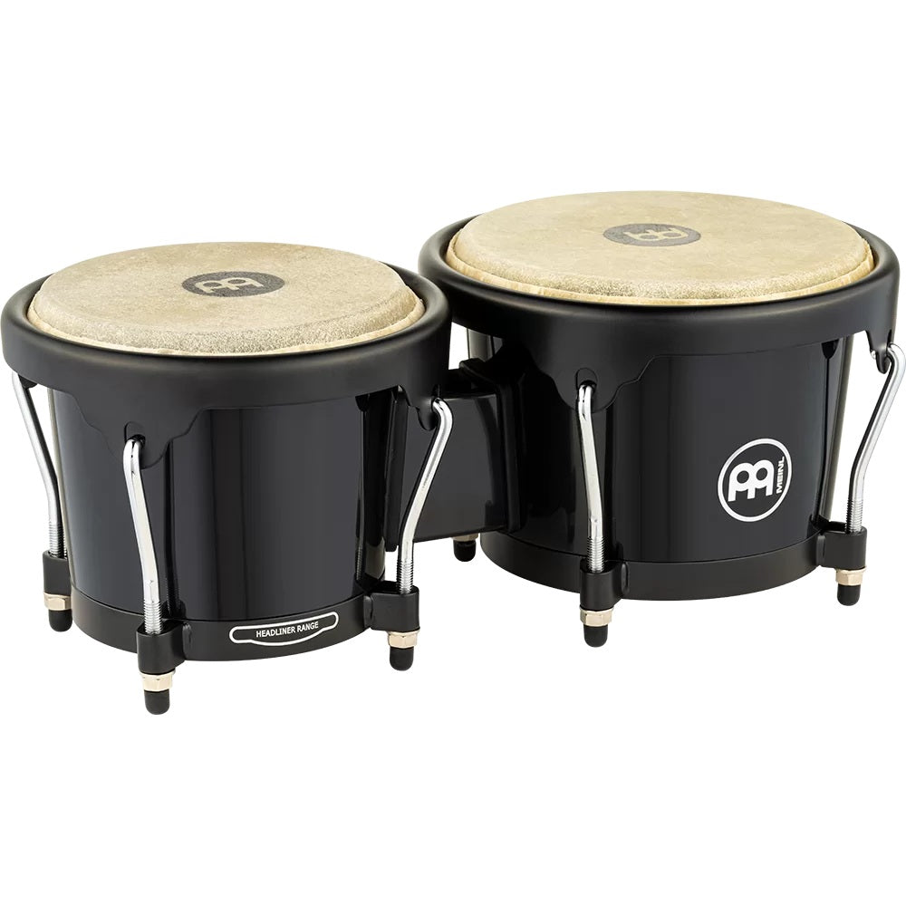 Meinl HB50BK Journey Series Bongo 6.5" & 7.5"-Black-Music World Academy