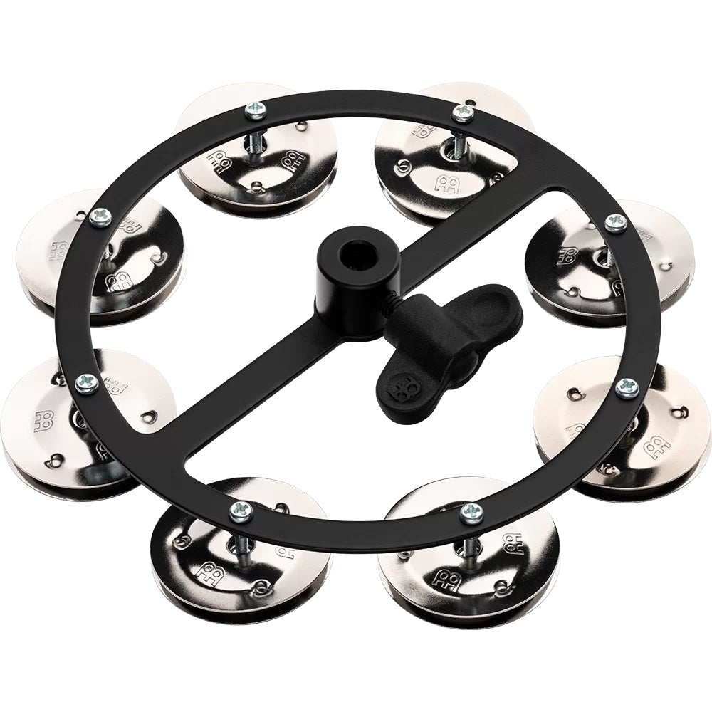 Meinl HTHH1BK Headliner Series 5" Hi-Hat Tambourine, Single row-Black-Music World Academy
