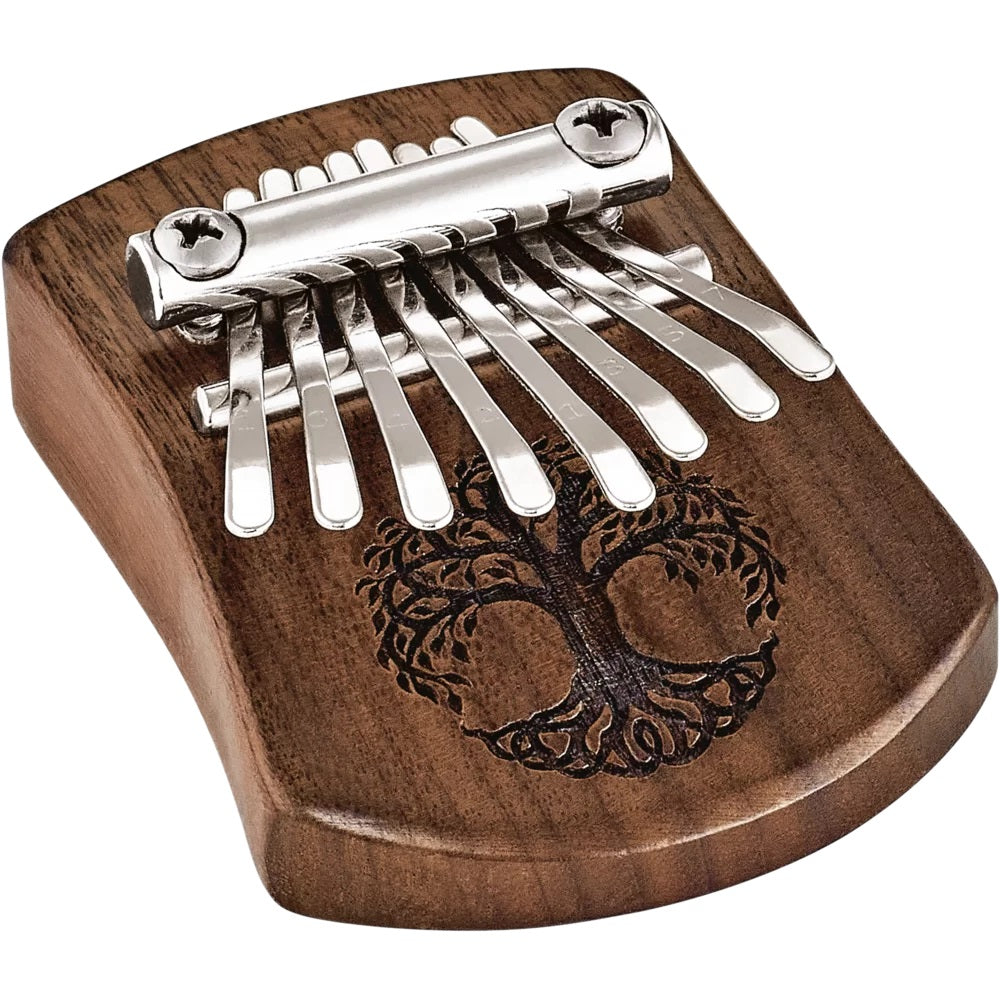 Meinl KL801TOL Sonic Energy Mini Kalimba, 8 notes-Black Walnut, Tree of Life-Music World Academy