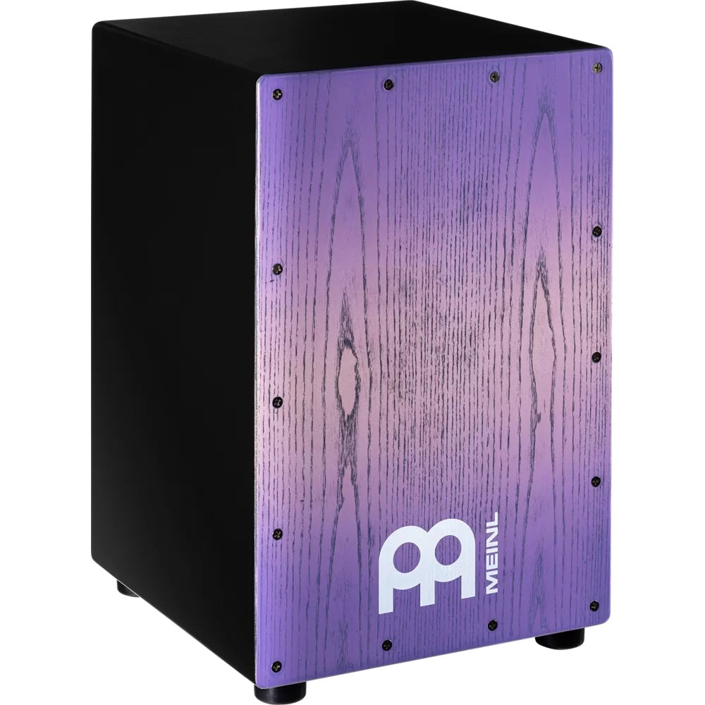 Meinl MCAJ100BK-LPF Headliner Series Snare Cajon-Lilac Purple Fade-Music World Academy
