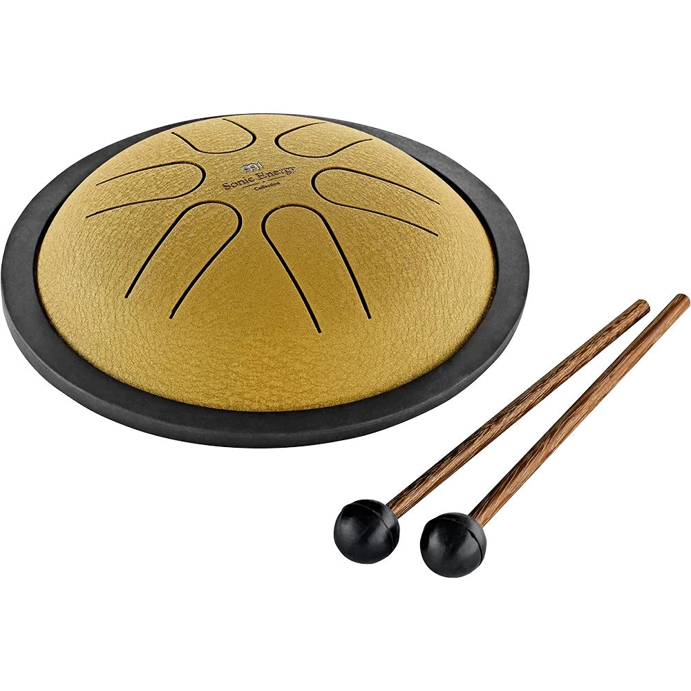 Meinl MSTD3G Sonic Energy Mini Steel Tongue Drum, B Major-Gold-Music World Academy