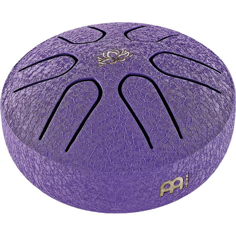 Meinl PSTD1PLF Sonic Energy Pocket Steel Tongue Drum, A Major-Purple-Music World Academy