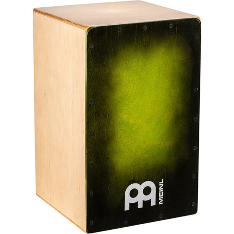Meinl SC100GRB Snarecraft Series Cajon-Green Burst-Music World Academy