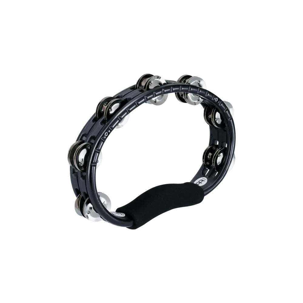 Meinl TMT1BK Traditional Hand Held ABS Tambourine, Dual Row-Black-Music World Academy