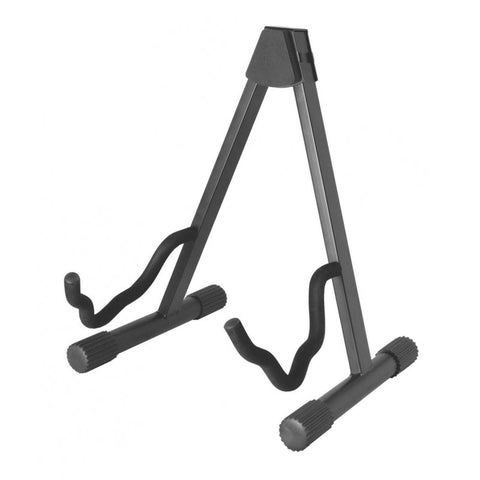 On-Stage A-Frame Single Guitar Stand-Black-Music World Academy