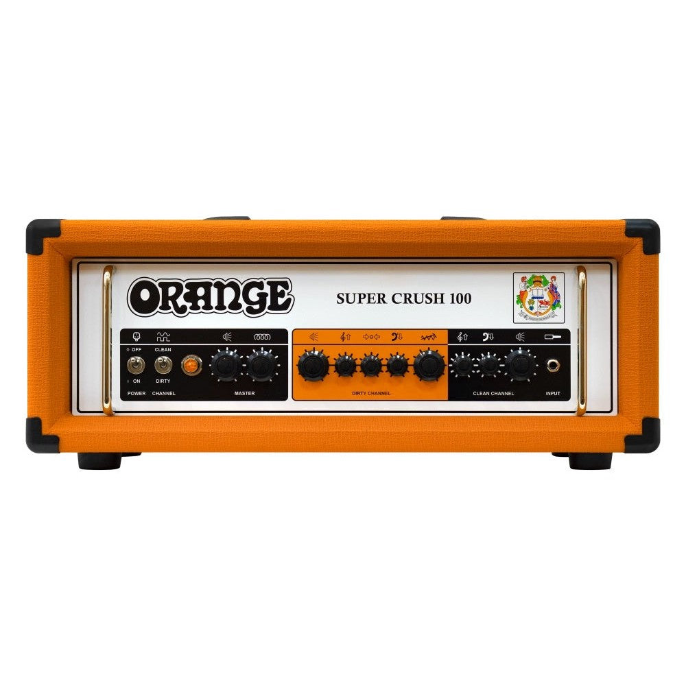 Orange SUPER-CRUSH-100-H Guitar Amp Head-100 Watts-Music World Academy