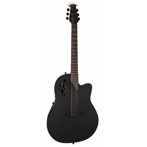 Ovation 1778TX-5 Elite TX Acoustic/Electric Guitar-Black-Music World Academy