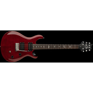 Paul Reed Smith CE44-BU SE CE24 Electric Guitar with Gig Bag-Black Cherry-Music World Academy