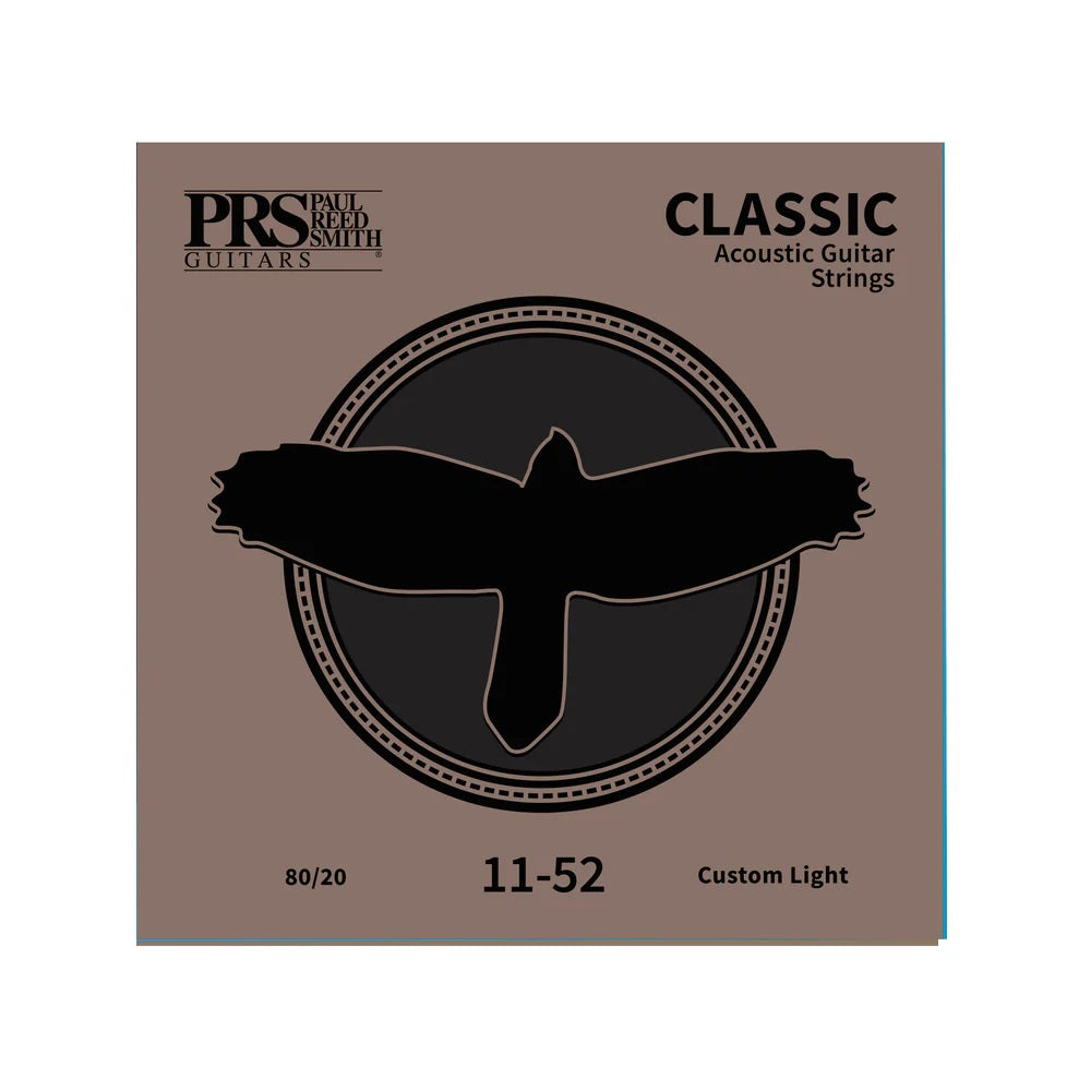 Paul Reed Smith Classic 80/20 Bronze Acoustic Guitar Strings Custom Light 11-52-Music World Academy