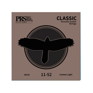 Paul Reed Smith Classic 80/20 Bronze Acoustic Guitar Strings Custom Light 11-52-Music World Academy