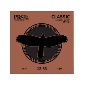 Paul Reed Smith Classic 80/20 Bronze Acoustic Guitar Strings Light 12-53-Music World Academy