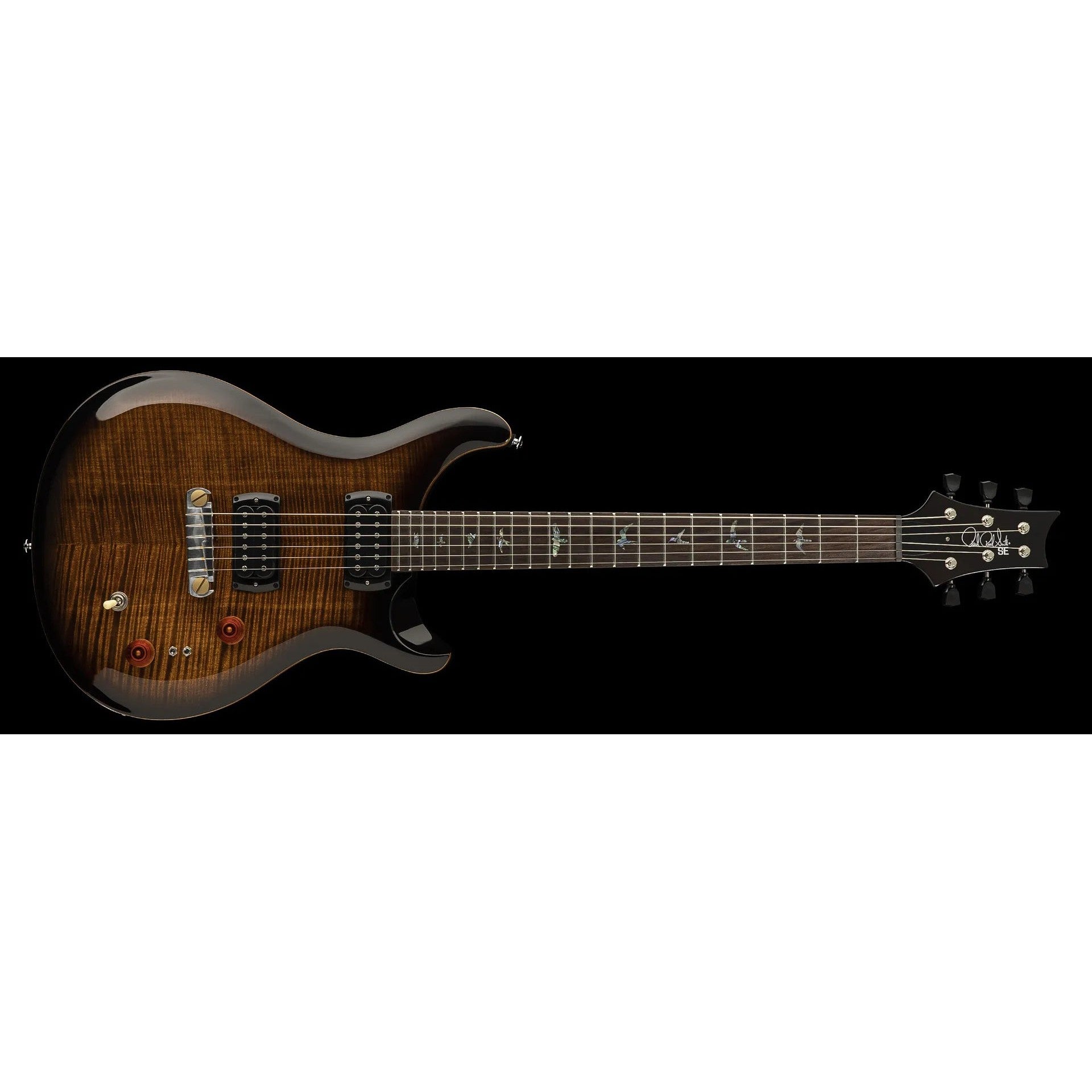 Paul Reed Smith PG-BG SE Paul's Guitar Electric Guitar with Gig Bag-Black Gold Sunburst-Music World Academy