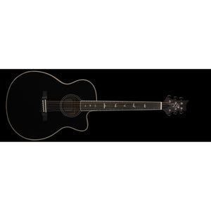 Paul Reed Smith SE AE20ESA-BX Acoustic/Electric Guitar with Gig Bag-Gloss Black-Music World Academy