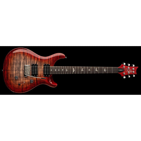 Paul Reed Smith SE Custom 24 Electric Guitar with Gig Bag-Charcoal Cherry Burst-Music World Academy