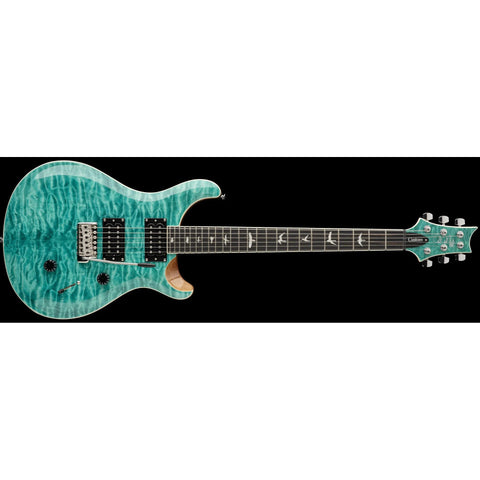 Paul Reed Smith SE Custom 24 Electric Guitar with Gig Bag-Turquoise-Music World Academy