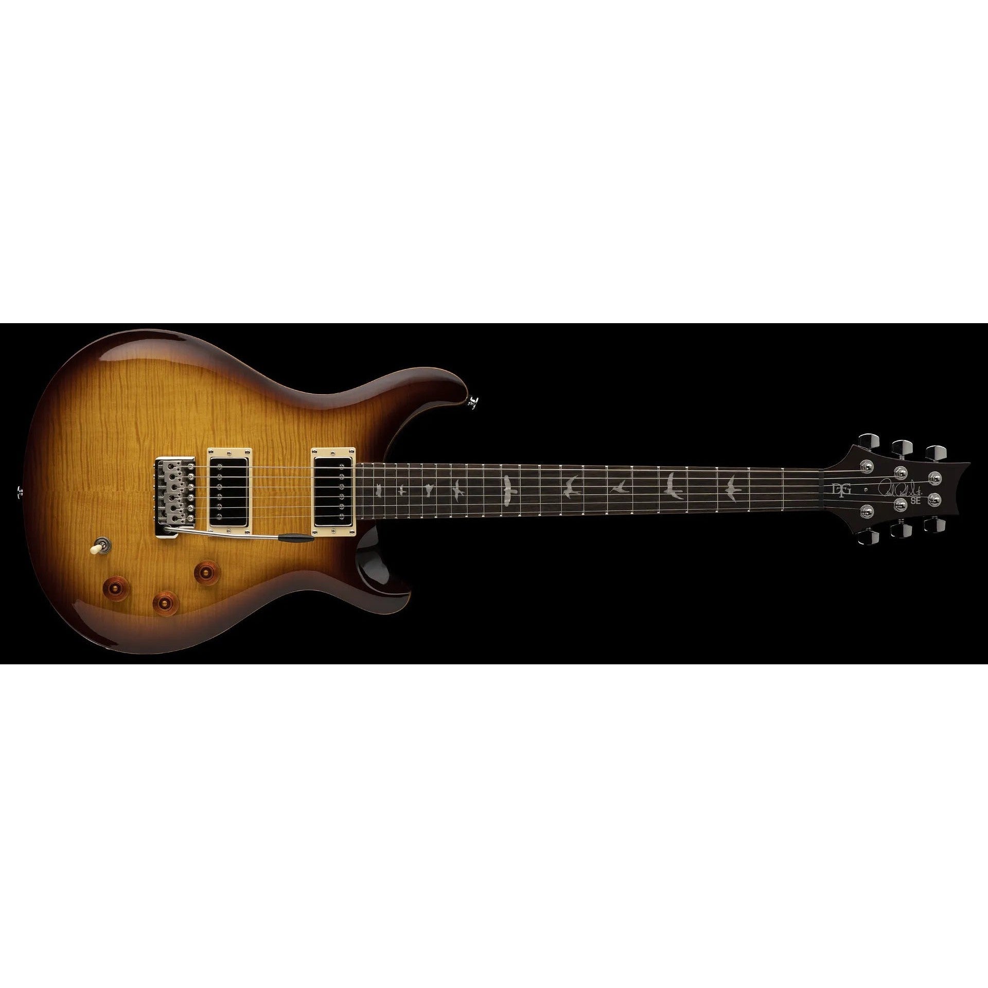 Paul Reed Smith SE David Grissom Electric Guitar with Gig Bag-McCarty Tobacco Sunburst-Music World Academy