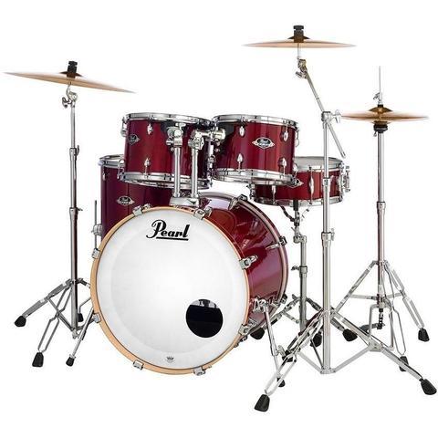 Pearl EXL725SPC246 Export 5-Piece Drum Shell Pack-Natural Cherry-Music World Academy