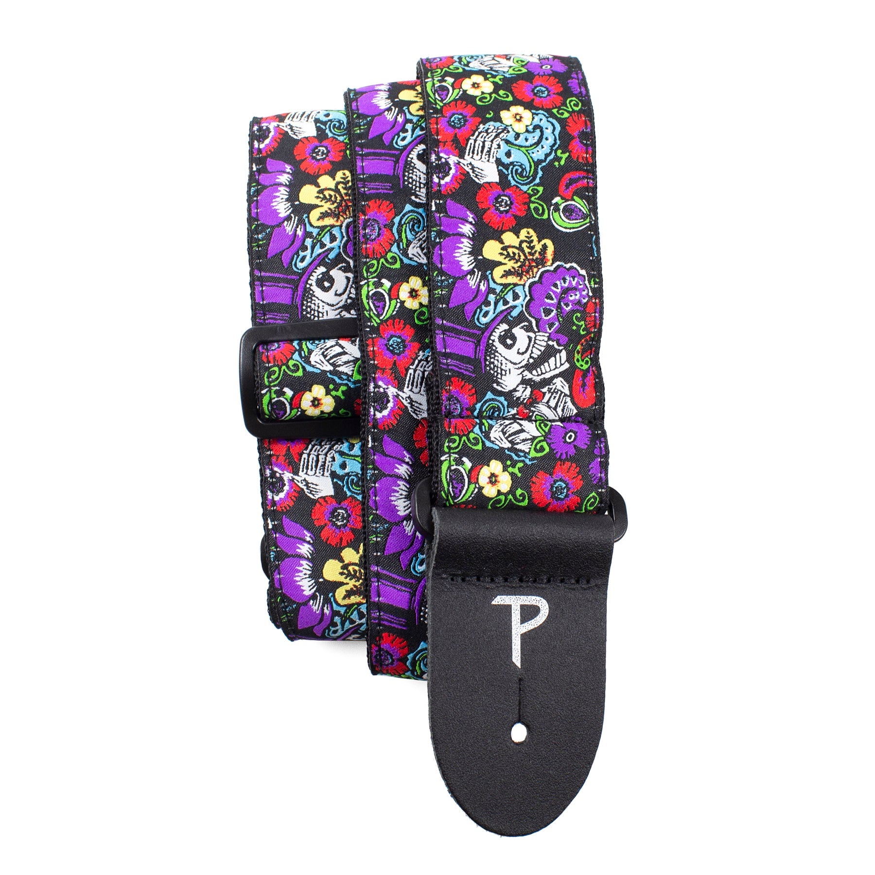 Perri's 7274 2" Mardi Gras Jacquard Guitar Strap-Music World Academy