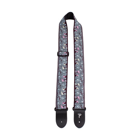 Perri's 7581 2" Jacquard Guitar Strap-Heritage Birds-Music World Academy