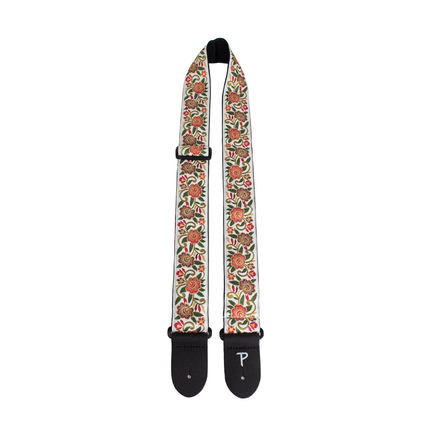 Perri's 7584 2" Jacquard Guitar Strap-Regal Flower-Music World Academy