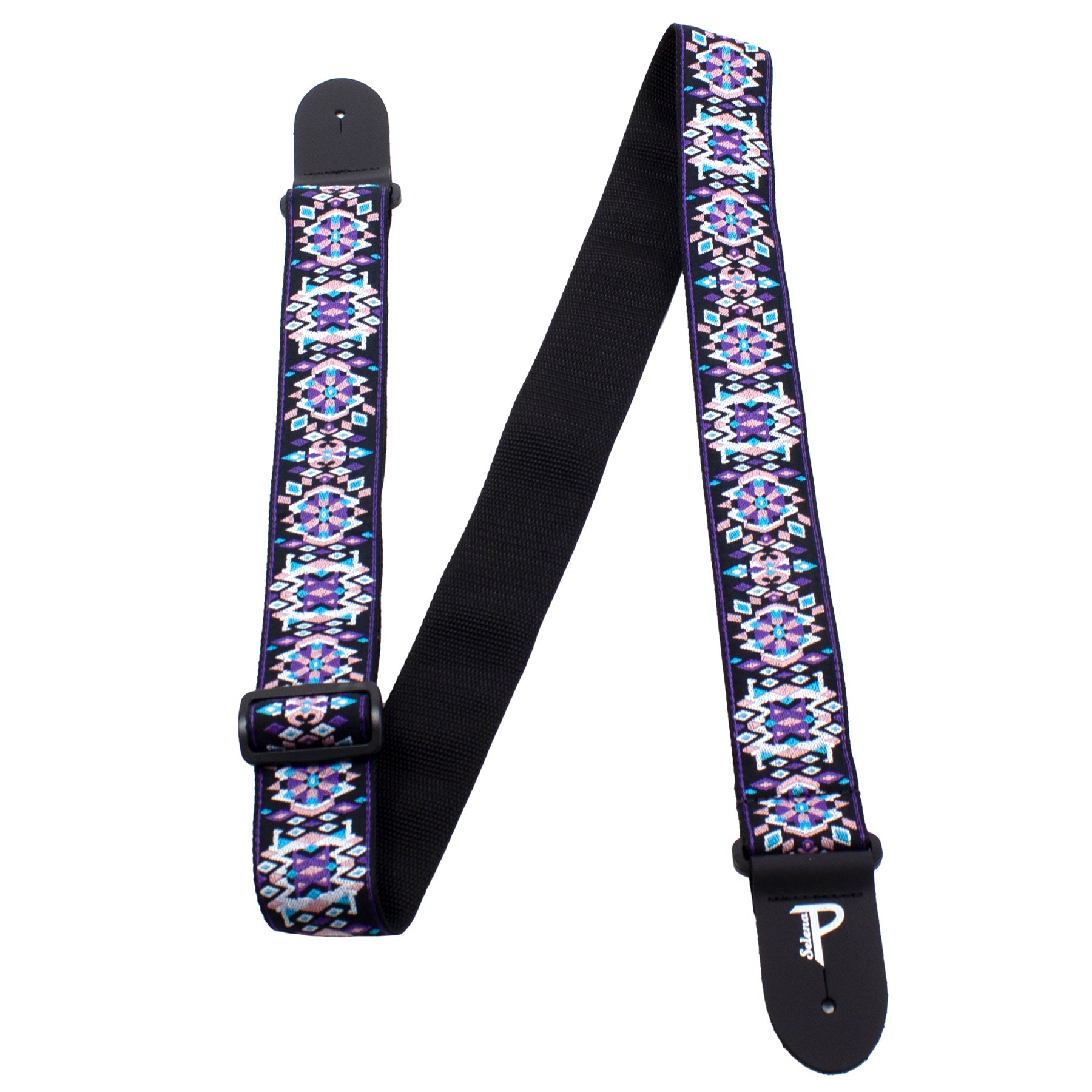 Perri's 7649 The Hope Collection 2" Jacquard Guitar Strap-Jalisco Amethyst-Music World Academy