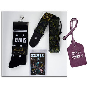 Perri's LB3P-EP01 Elvis Bundle Pack with Strap, Socks & Picks-Music World Academy