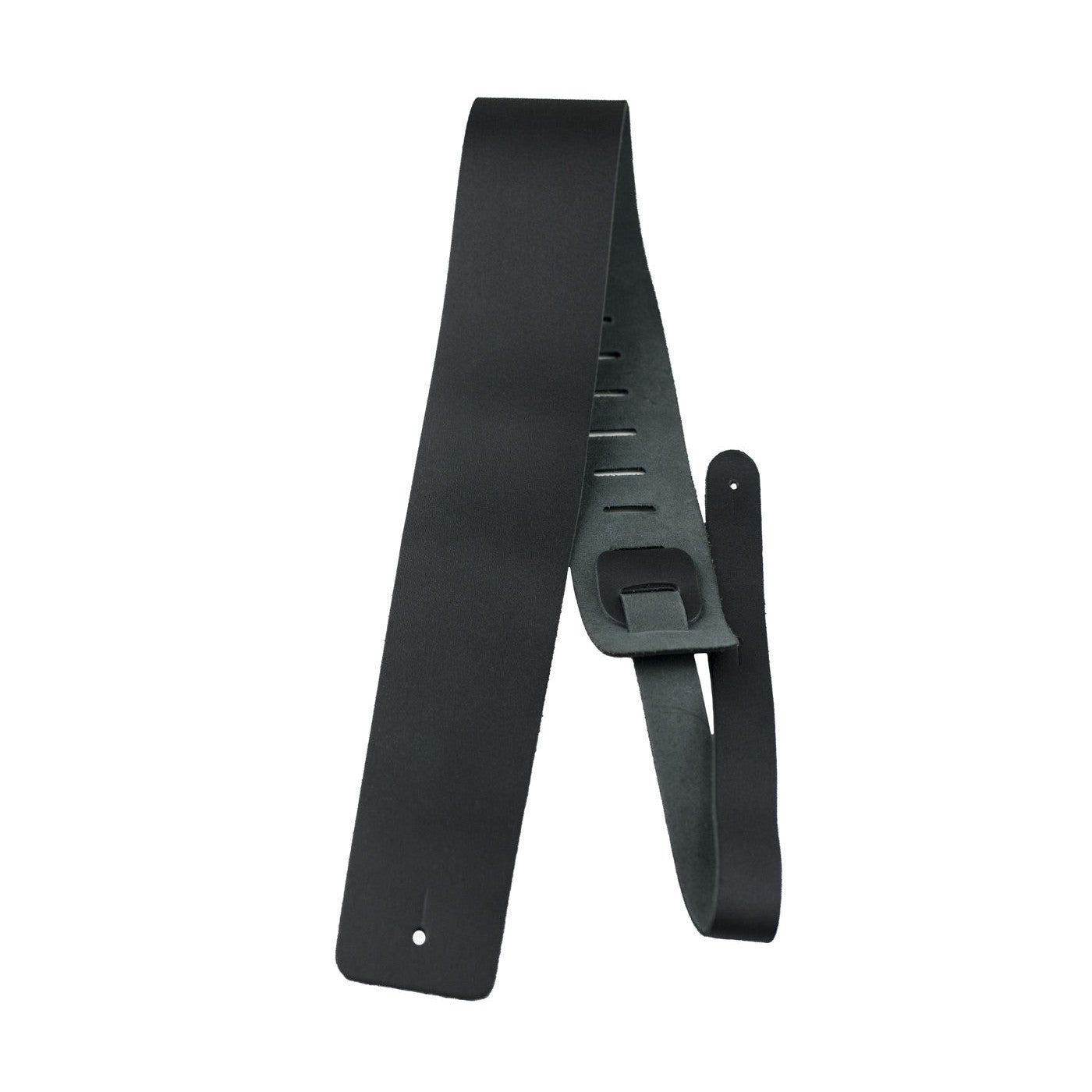 Perri's P35-178 3.5" Leather Guitar Strap-Black-Music World Academy