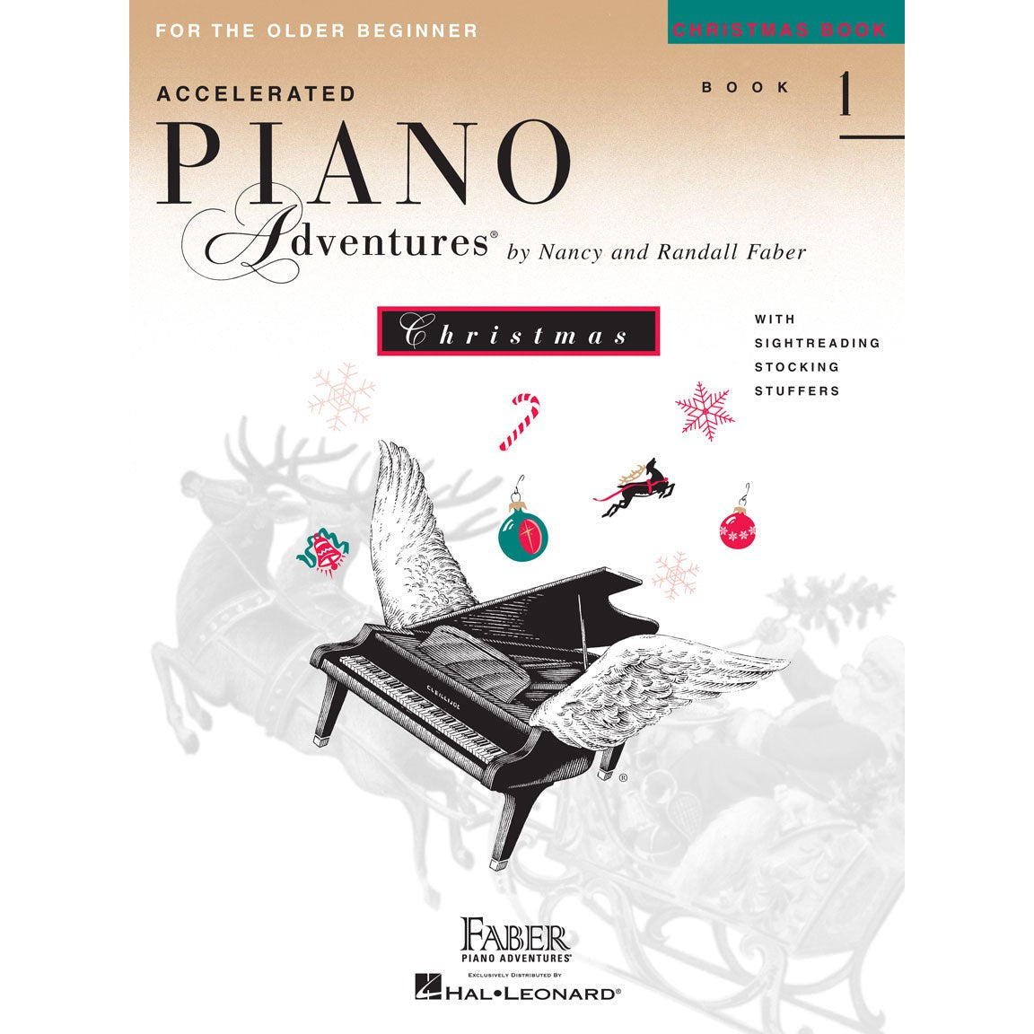 Piano Adventures 420230 Accelerated for the Older Beginner Christmas Book 1-Music World Academy