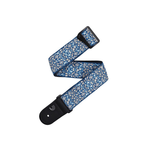 Planet Waves Eco-Comfort Persian Guitar Strap-Blue-Music World Academy