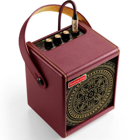 Positive Grid SPARK-MINI-VAI Steve Vai Edition Portable Smart Guitar Amp with Bluetooth, 2 x 2" Speakers-10 Watts-Music World Academy