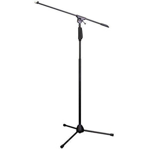 Profile MS6618B Microphone Stand with Boom Arm-Black-Music World Academy