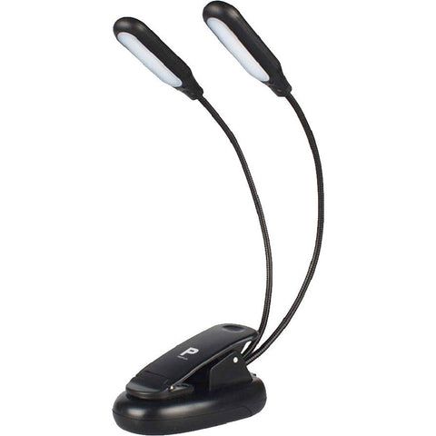 Profile PML-6002 USB Rechargeable Dual Music Stand Lamp-Music World Academy