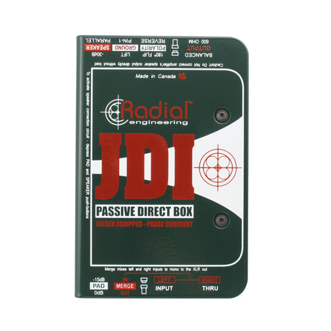 Radial Engineering JDI Passive Direct Box-Music World Academy