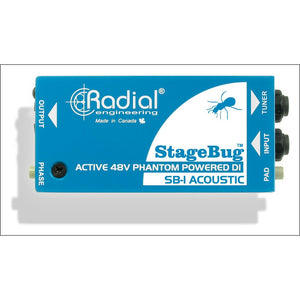 Radial Engineering SB-1 StageBug Active Acoustic Direct Box-Music World Academy