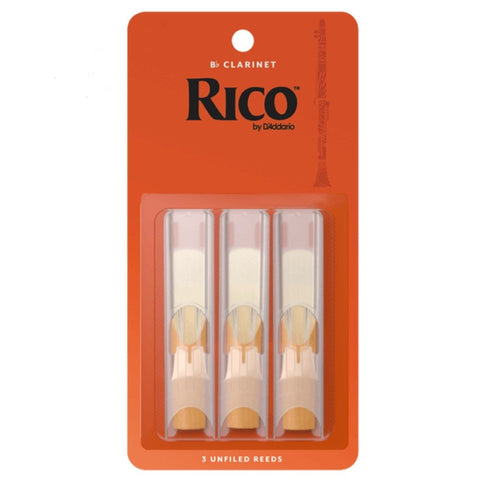 Rico RCA0335 Bb Clarinet Reeds #3.5 3-Pack-Music World Academy