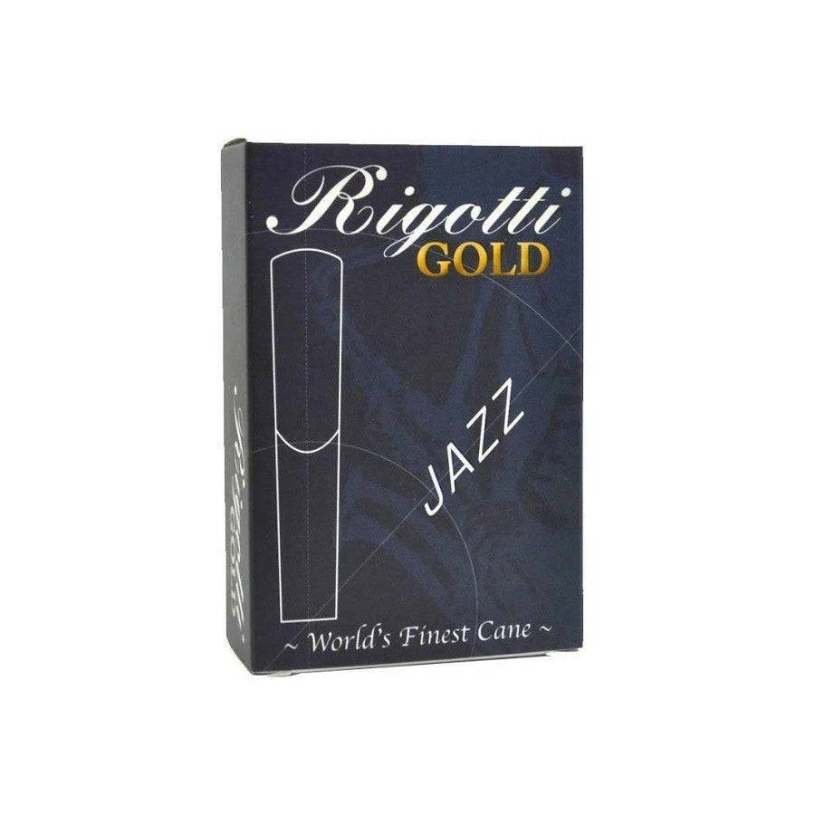 Rigotti RG.JSA Gold Jazz Alto Saxophone Reeds 2.5 Medium-Box of 10-Music World Academy