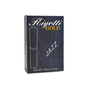 Rigotti RG.JSA Gold Jazz Alto Saxophone Reeds 2.5 Medium-Box of 10-Music World Academy