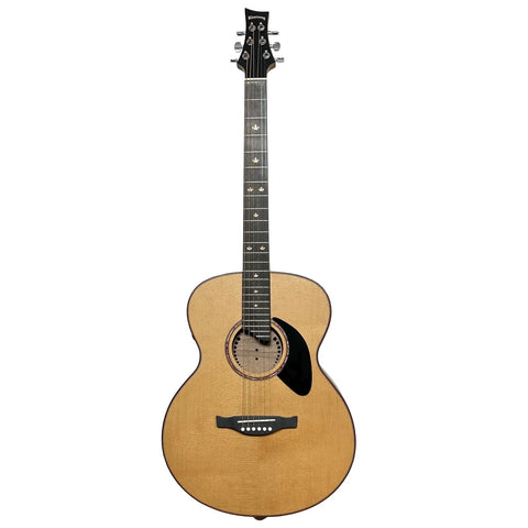 Riversong Maggie Concert Acoustic/Electric Guitar with Deluxe Gig Bag-Music World Academy