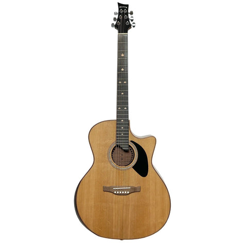 Riversong P555CE-A Pacific Dragon Slayer Auditorium Acoustic/Electric Guitar-Music World Academy