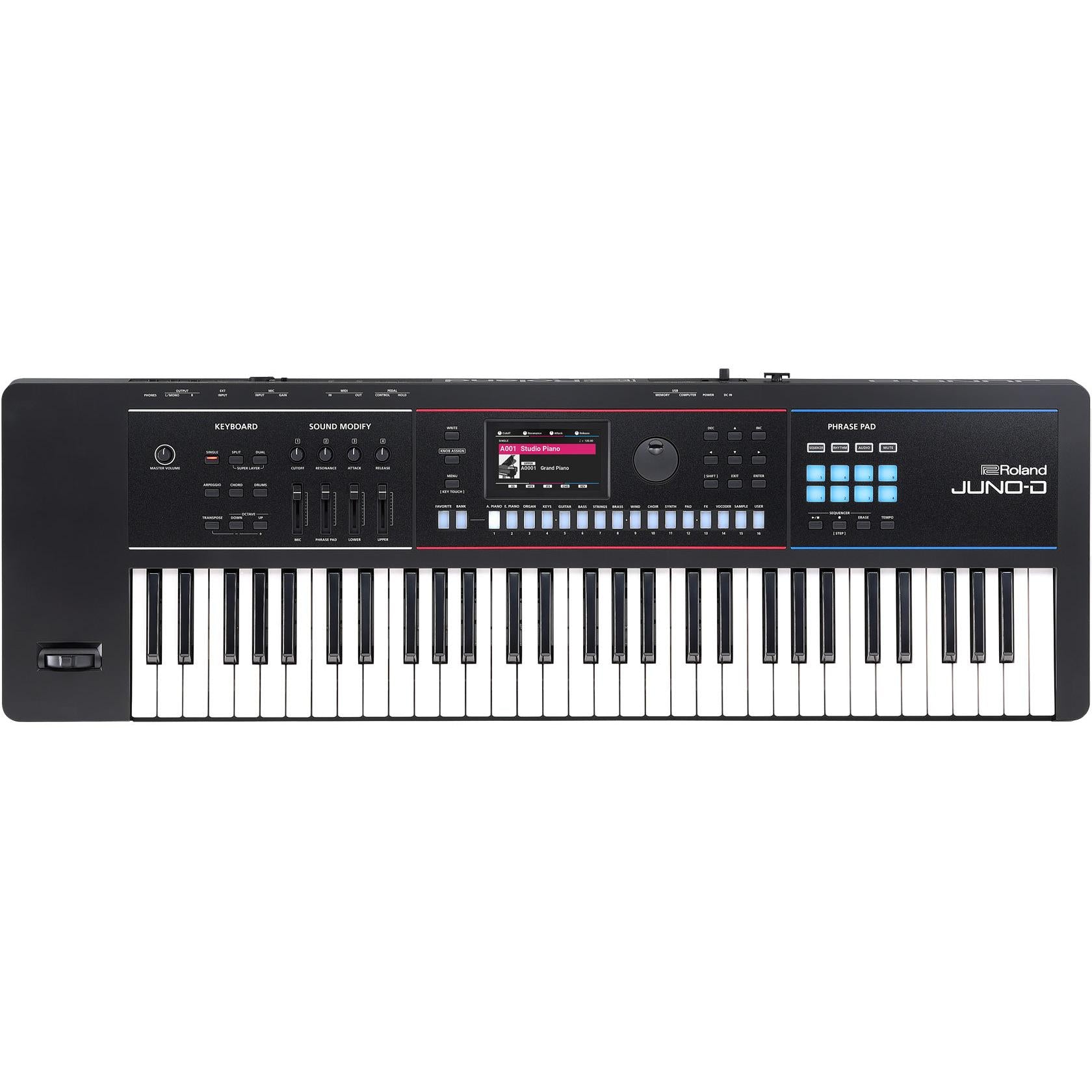 Roland JUNO-D6 Preformance 61-Key Synthesizer-Music World Academy
