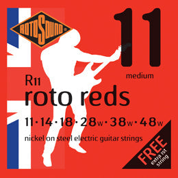 Rotosound R11 Nickel on Steel Electric Guitar Strings Medium 11-48-Music World Academy